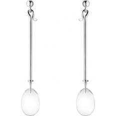 Georg Jensen Dew Earrings - Silver/Crystal