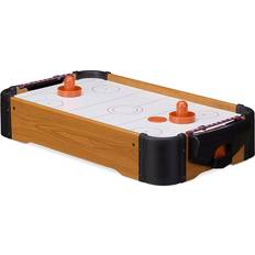 Relaxdays Hockey De Table Air Mini 56 x 31 cm Brun