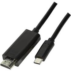 Usb c til hdmi LogiLink USB C-HDMI 3m