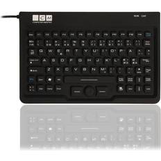 Small keyboards Computer Mester Waterproof With Built-in Mouse Super Small Nordic (Nordic)