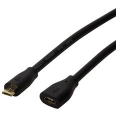 LogiLink USB Micro-B-USB Micro-B 2.0 M-F 0.5m