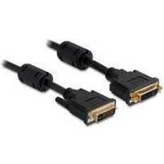 DeLock DVI-DVI Dual Link Ferrite M-F 1m