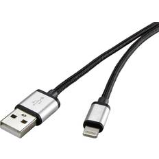 Apple lightning til usb 3 Renkforce USB A-Lightning 3m