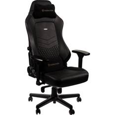 Noblechairs Adjustable Backrest Gaming Chairs Noblechairs Hero Real Leather Gaming Chair - Black