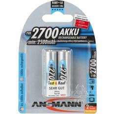 Ansmann 1x2 Pilas 2700 Mignon Aa 2500 Mah