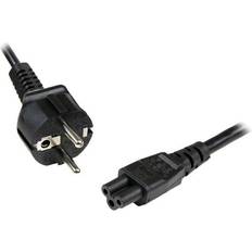 Cavi Elettrici StarTech Cavo di alimentazione per laptop con 3 terminali 2 m Schuko CEE7 a connettore cavo di alimentazione a trifoglio C5