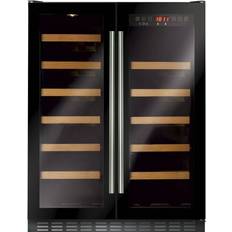 Double door fridge CDA FWC624BL White, Black, Red