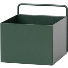 Ferm Living Pot De Fleurs Wall Box - Carré - Noir 15.6cm