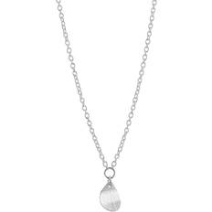 Drakenberg Sjölin Halskæder Drakenberg Sjölin Leaf Drop Necklace - Silver