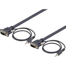 Deltaco RGB-902 VGA/3.5mm-VGA/3.5mm 2m