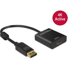 Kabler DeLock Active HDMI-DisplayPort Ferrite M-F 0.2m