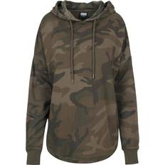 Urban Classics Felpa con cappuccio da donna Classic Camo - Vert