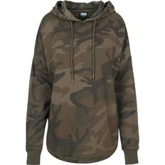 Camouflage - Damen Pullover Urban Classics Oversized Camo Hoody - Olive Camo