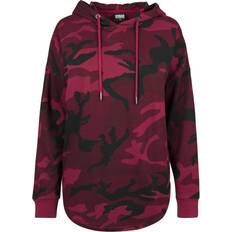Urban Classics Oversized Camo Hoody - Burgundy Camo