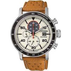 Citizen Beige - Herre Armbåndsure Citizen Eco-Drive (CA0641-16X)