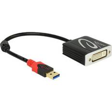 DeLock USB A-DVI Ferrite M-F 0.2m