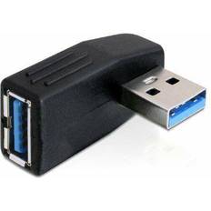 DeLock USB A-USB A 3.0 M-F Angled Adapter