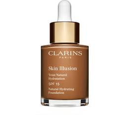 Clarins Foundations Clarins Skin Illusion Natural Hydrating Foundation SPF15 #118.5 Chocolate