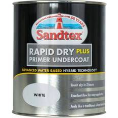 Sandtex Paint on sale Sandtex Rapid Dry Plus Primer Undercoat Metal Paint, Wood Paint White 0.75L