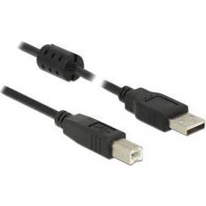 USB A-USB B Kabels DeLock USB A-USB B 2.0 Ferrite