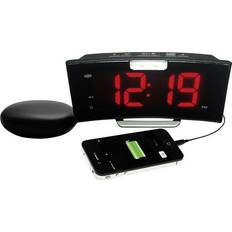 Sveglie Geemarc 1558317 Quarzo Sveglia Nero Display grande