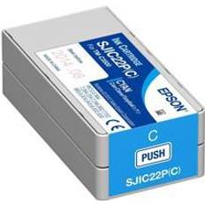 Musteet ja Tonerit Epson SJIC22P Mustepatruuna Cyan