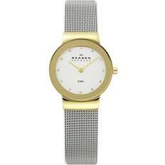 Skagen Dame - Guld - Sølv Armbåndsure Skagen Freja (358SGSCD)