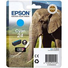 Epson 24 Epson Elephant Cartucho 24 Cian