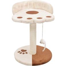 Arbres à chat - Chat Animaux de compagnie vidaXL Arbre À Chat Avec Griffoir En Sisal 40 cm Beige Et Marron