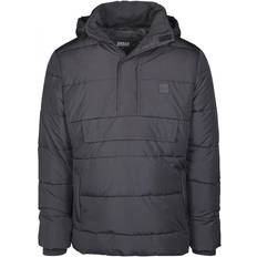 Urban Classics Pull Over Puffer Jacket - Black