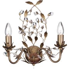 Brown Wall Lights Searchlight Almandite Wall light ∅ 37cm