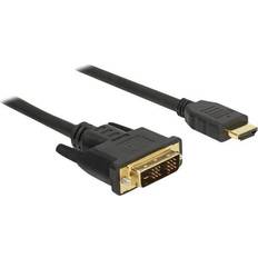 HDMI-DVI Kabler DeLock 85583 HDMI-DVI 1.5m