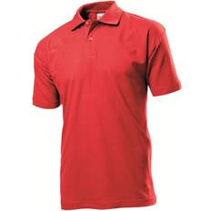 Stedman Short Sleeve Polo Shirt - Scarlet Red