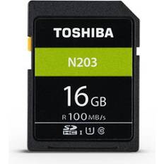 Toshiba Hukommelseskort & USB Stik Toshiba High Speed N203 SDHC Class 10 UHS-I U1 100MB/s 16GB