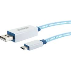 Schwaiger Flat USB A-USB Micro-B 2.0 0.8m