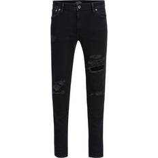 Jack & Jones Liam Original AM 502 Skinny Fit Jeans - Black/Black Denim