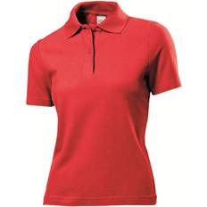 Viskose Pikéskjorter Stedman Short Sleeve Polo Shirt - Scarlet Red