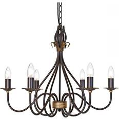 Brown Pendant Lamps Elstead Lighting Windermere Pendant Lamp ∅ 64.5cm