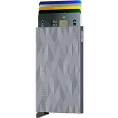 Aluminium Card Cases Secrid Card Protector - Laser Zigzag Titanium