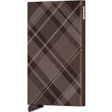 Secrid Card Protector - Laser Tartan Brown