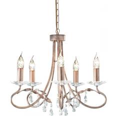 Crystal Pendant Lamps Elstead Lighting Christina Pendant Lamp 47cm