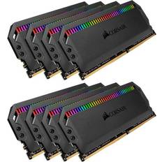 Corsair 128 GB - 3600 MHz - DDR4 RAM Corsair Dominator Platinum RGB DDR4 3600MHz 8x16GB (CMT128GX4M8X3600C18)