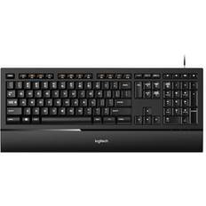 Orange Claviers Logitech Illuminated Keyboard K740 (German)