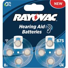 Rayovac Baterías y Cargadores Rayovac Varta PR44 V675 audífono baterías-6 Pack