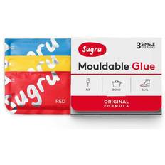 Mouldable Glue Original Formula Red, Yellow & Blue 3-pack