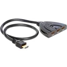 4k hdmi switch DeLock Bi-directional 4K HDMI-3HDMI M-F 0.6m