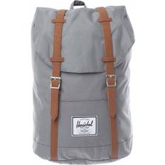 Herschel Retreat Backpack - Grey/Tan Synthetic Leather