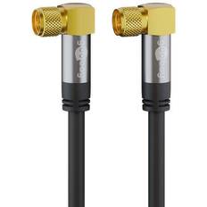 Goobay 135dB Antenna F-F Connector 2Angled 2m