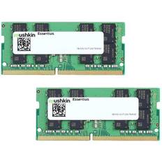 2 - 2666 MHz - 32 GB - SO-DIMM DDR4 RAM minnen Mushkin Essentials DDR4 2666MHz 2x32GB (MES4S266KF32GX2)