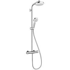 Shower Sets Hansgrohe Crometta Showerpipe 160 1jet (27265400) Chrome, White